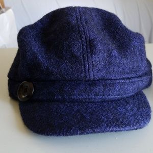 Nine West Newsboy Hat Navy